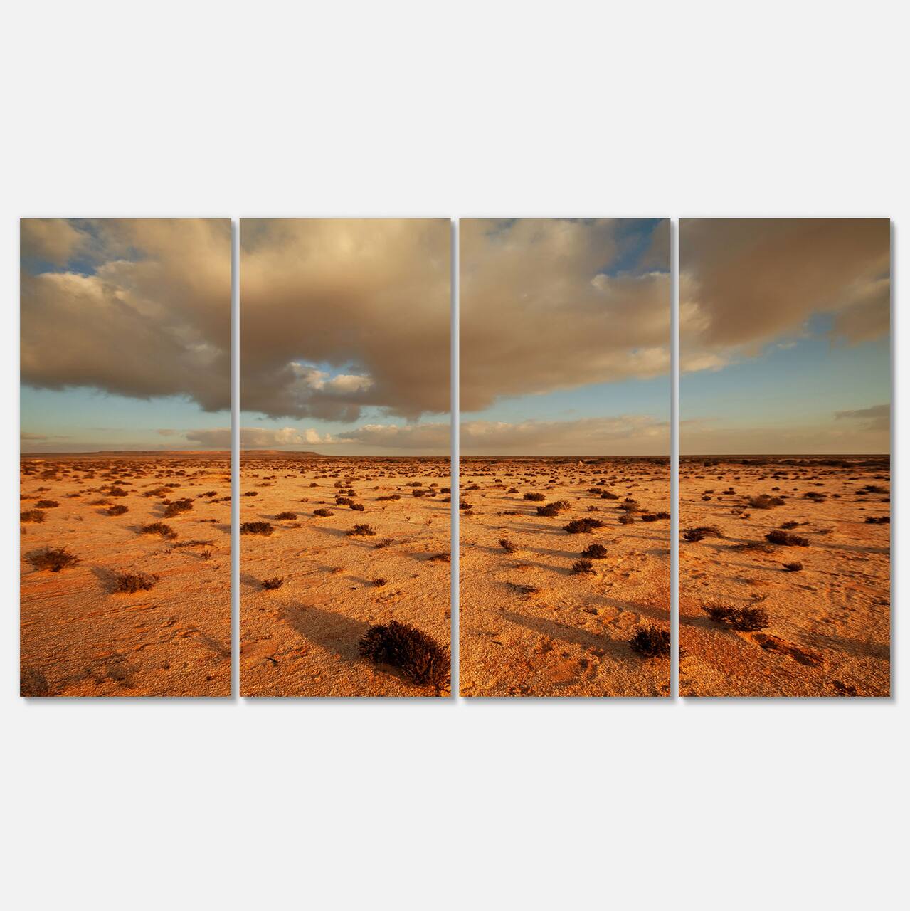 Designart - Desert in Western Sahara - Landscape Canvas Art Print